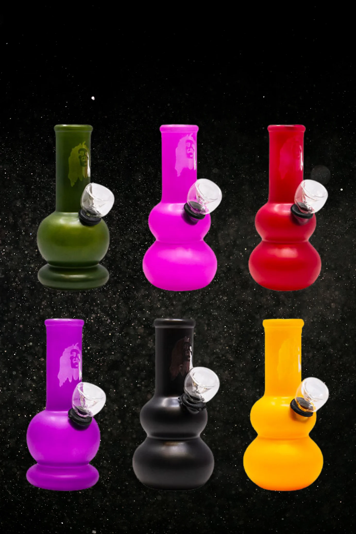 5" Assorted Marley Mini-bongs