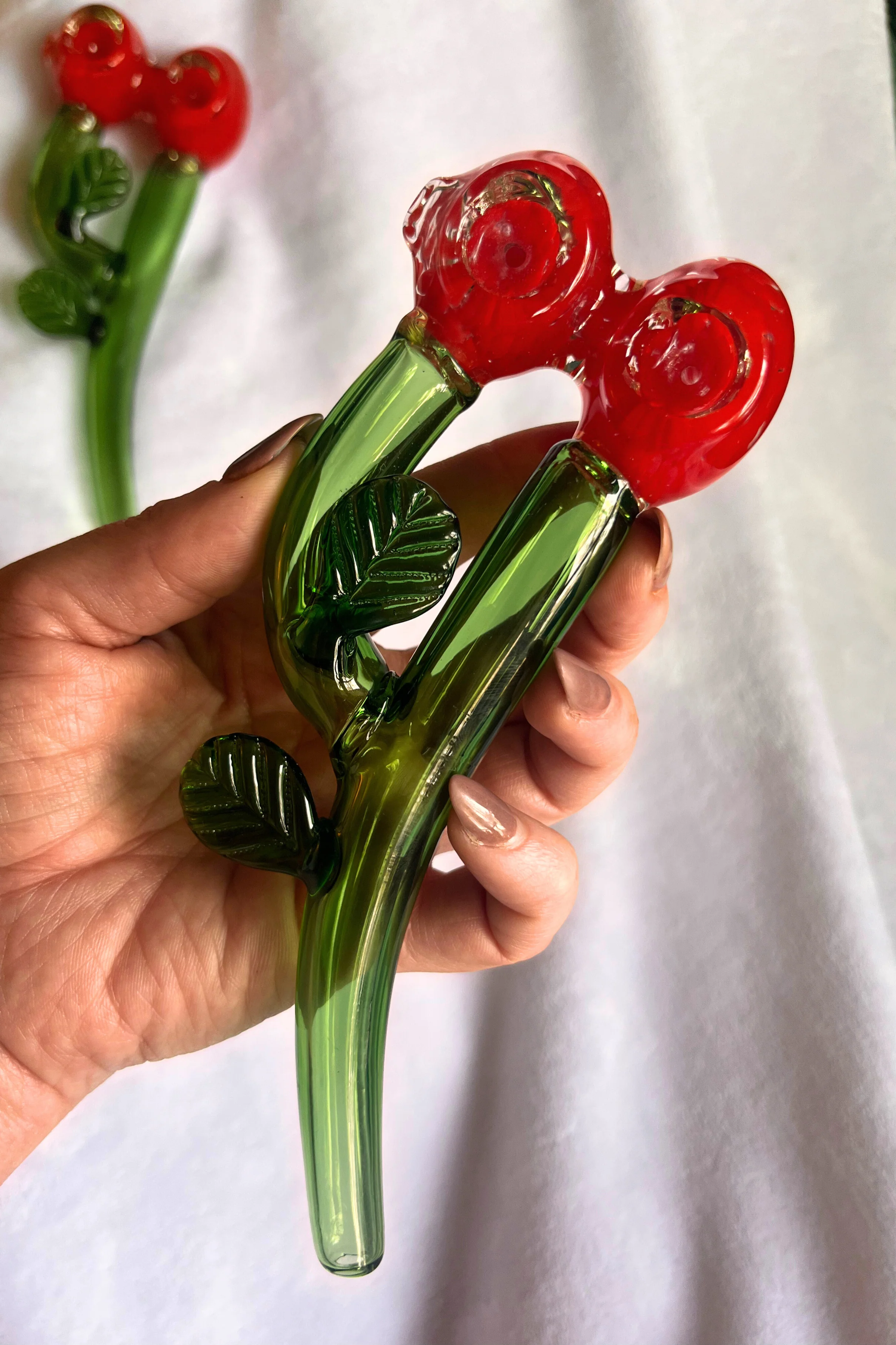 Cherry Bomb Pipe (Double Bowl) - Image 3
