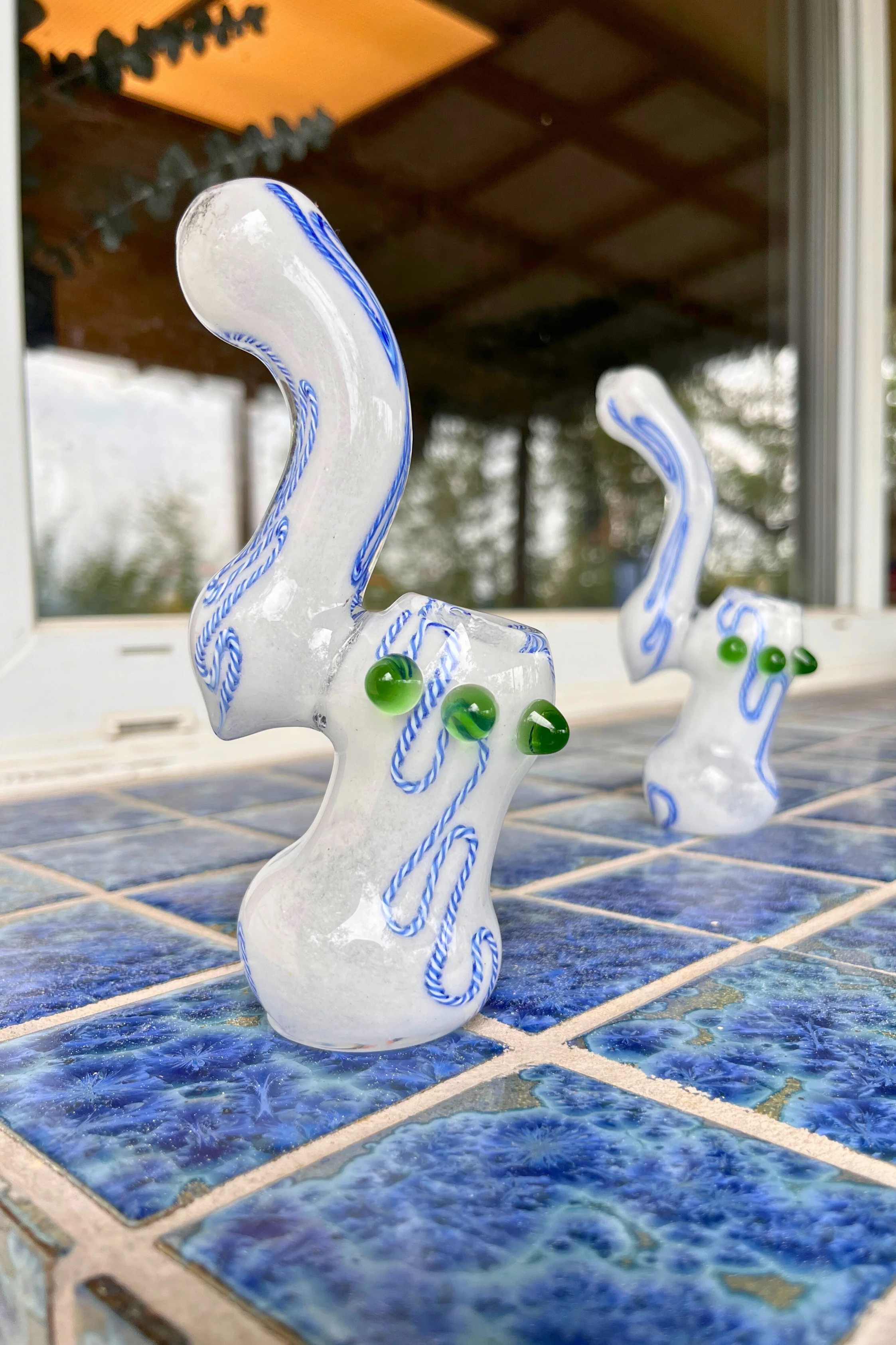 Frosted Sherlock Bubbler - Image 2