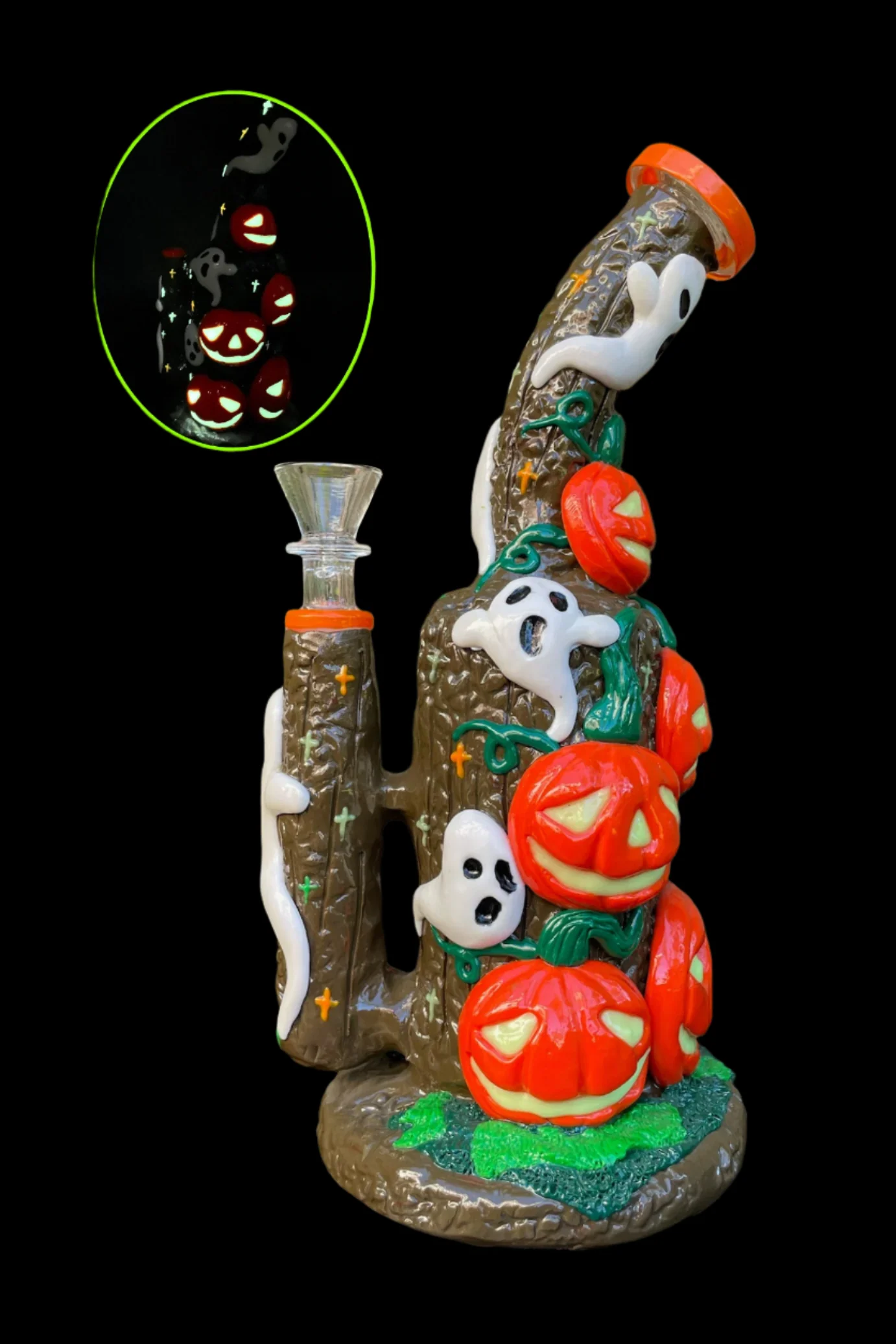 Pumpkin Patch BOO GLOW Bong - Image 2
