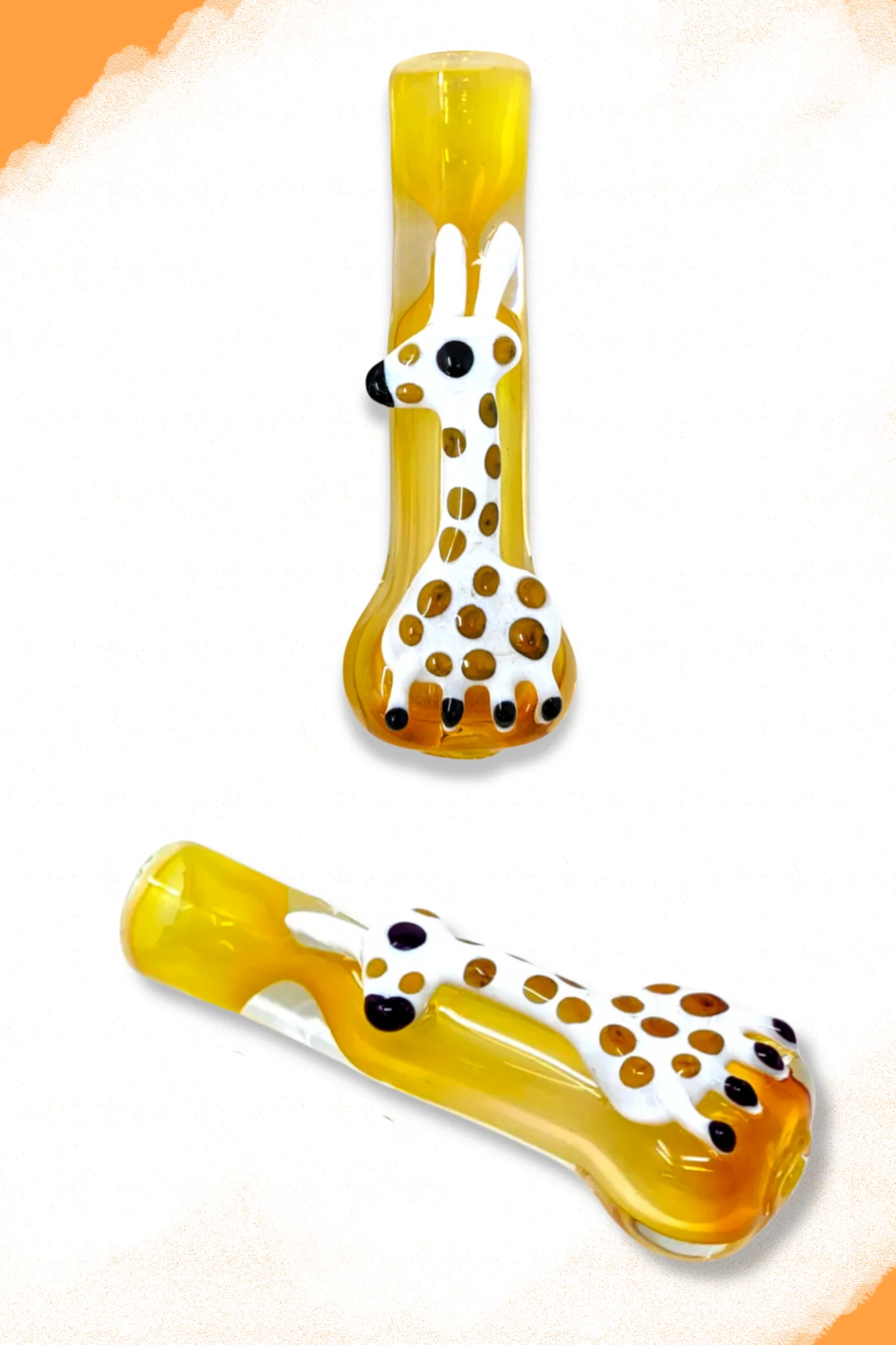 3.5" Giraffe Chillum - Image 3