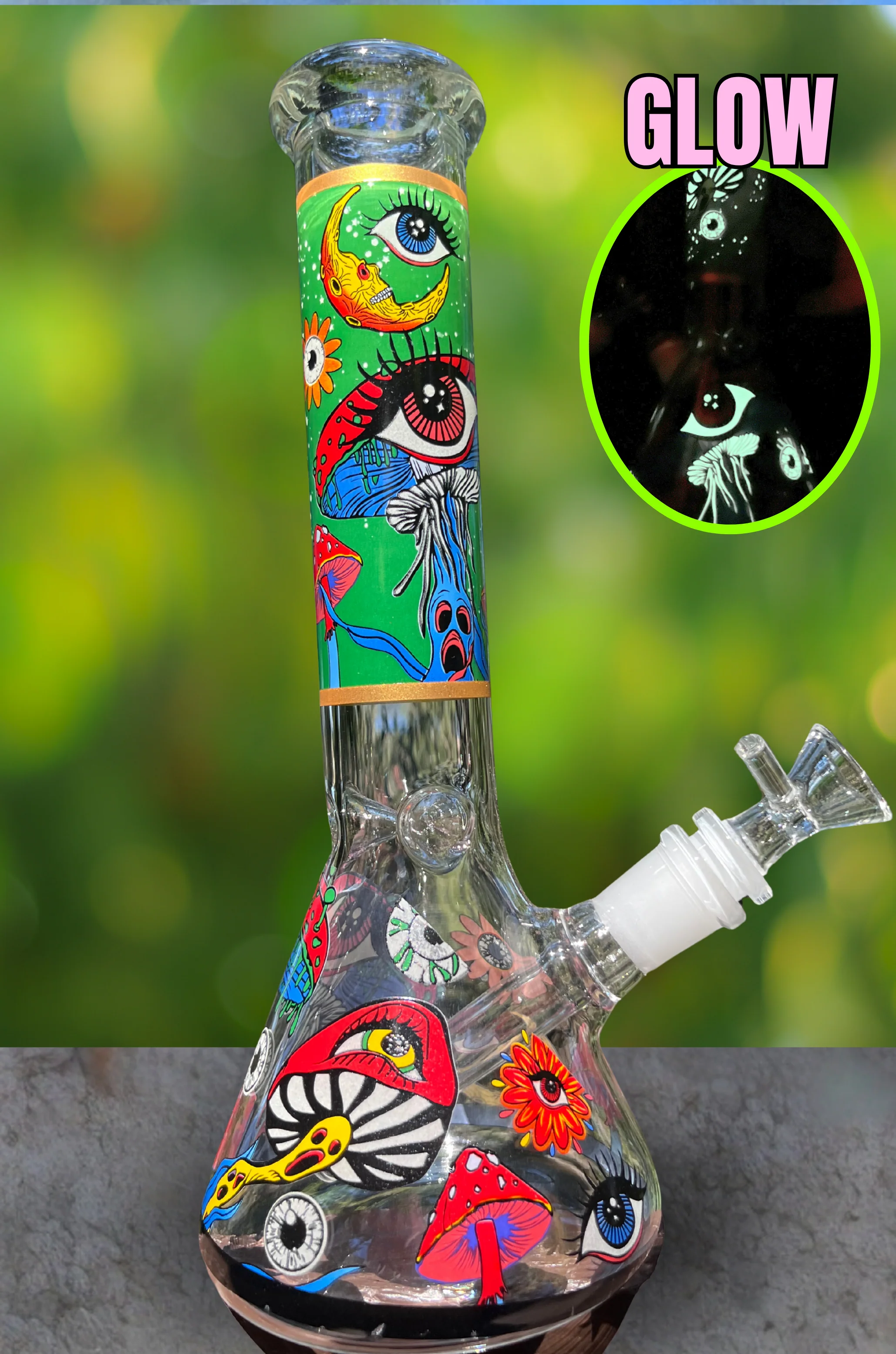 Lucid Dreamcatcher Bong GLOW