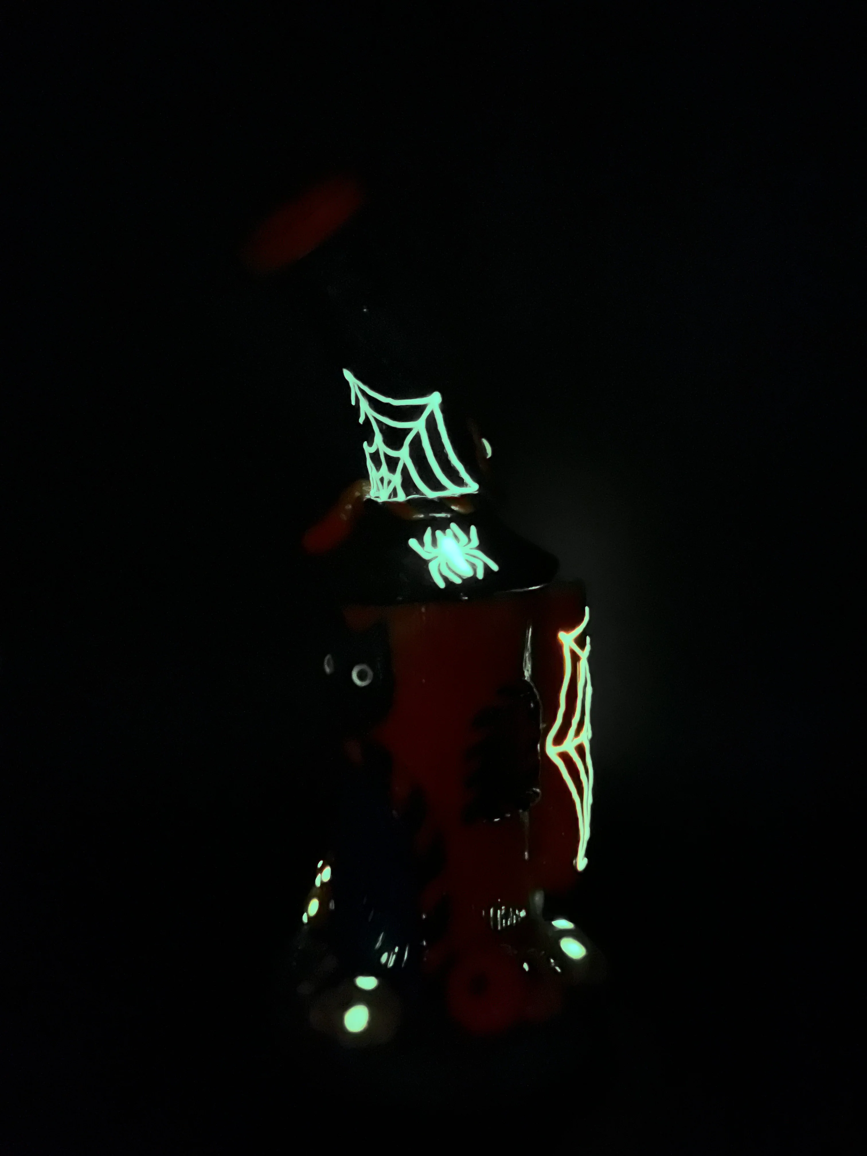 Sketchy Black Cat GLOW Bong - Image 9