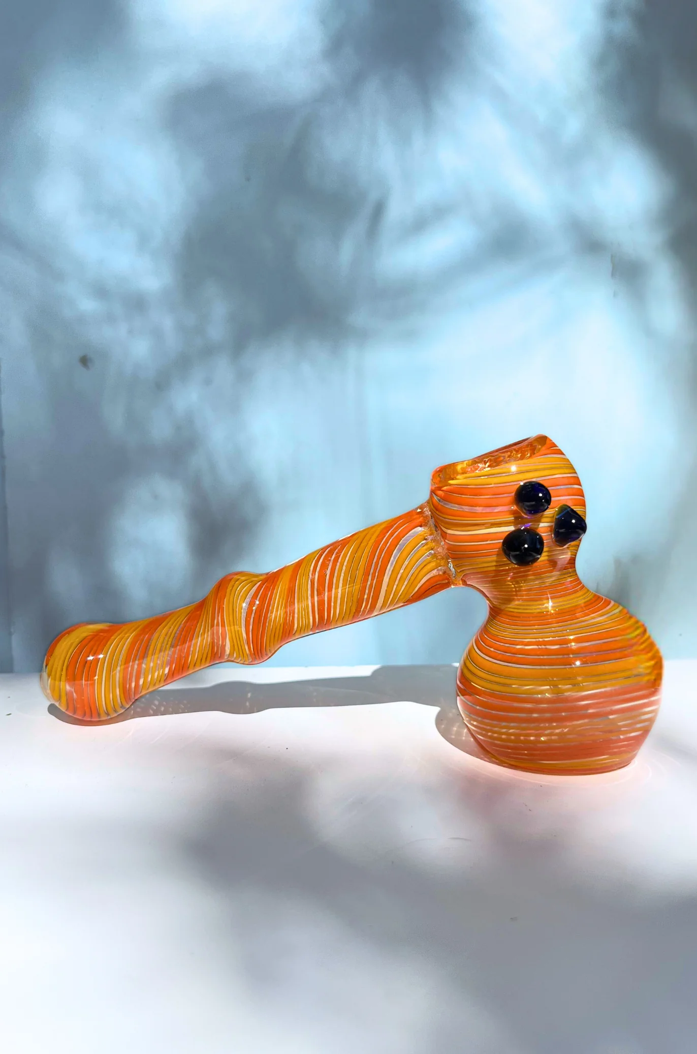 Orange Heady Hammer Bubbler - Image 2