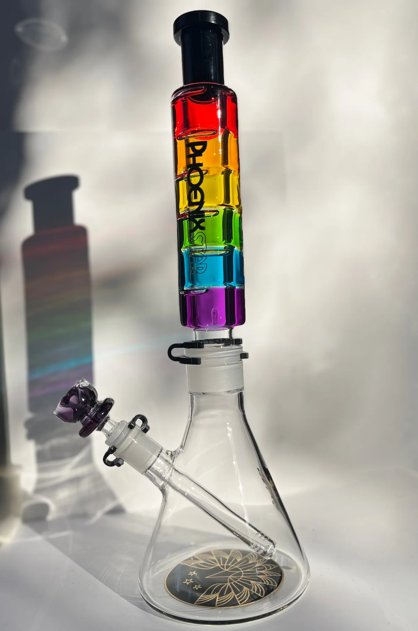 Rainbow Bazooka Glycerin Bong - Image 6