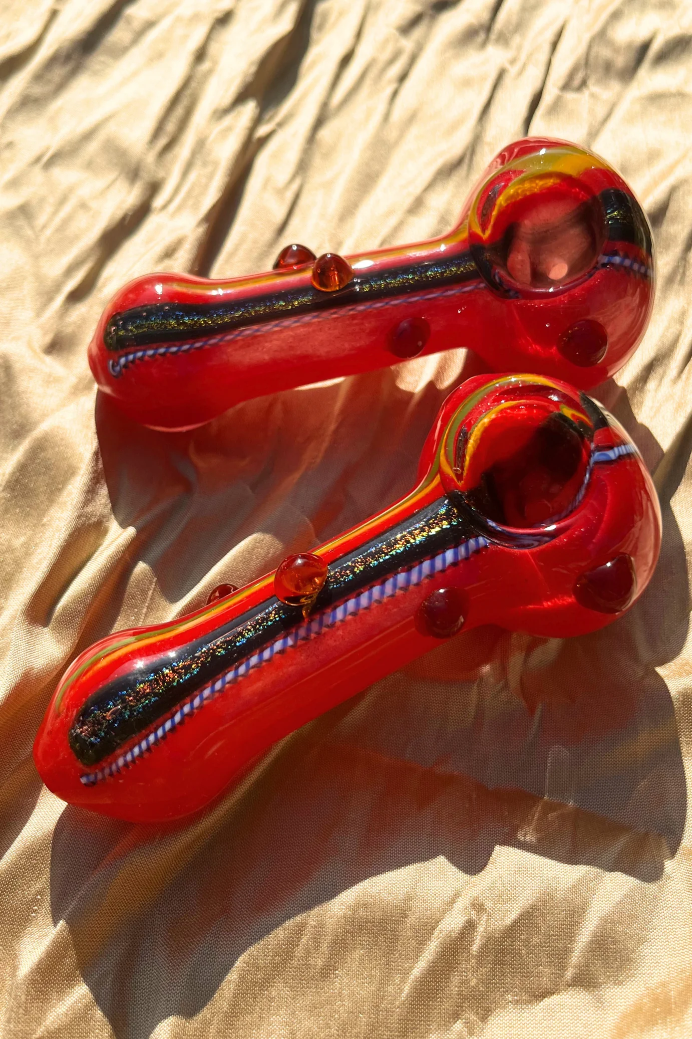 Rainbow River Pipe (gold fumed) - Image 6