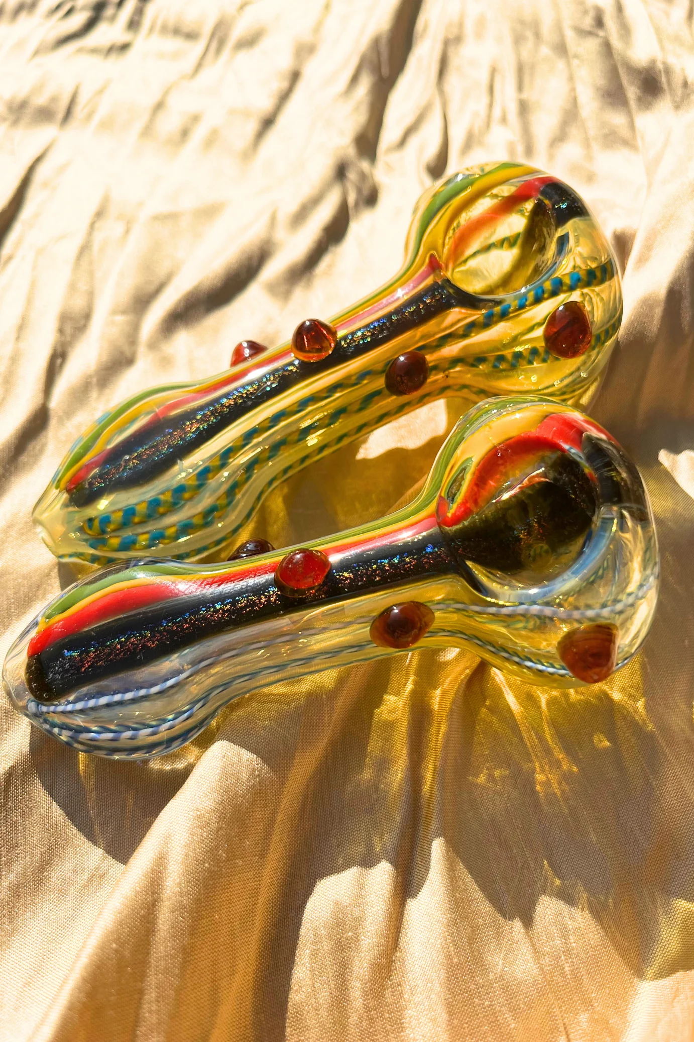 Rainbow River Pipe (gold fumed) - Image 8
