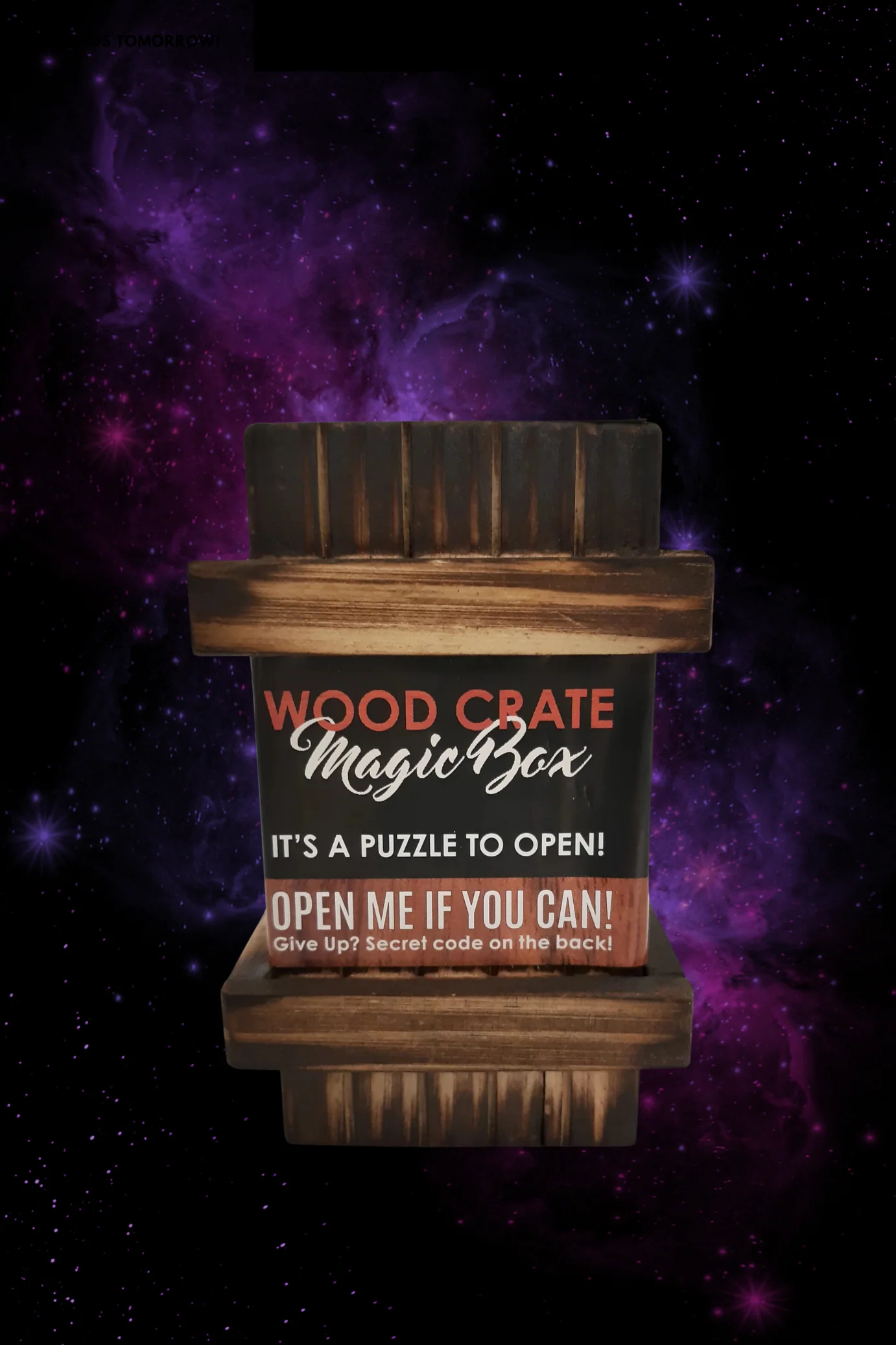 Wooden Puzzle Stash Box